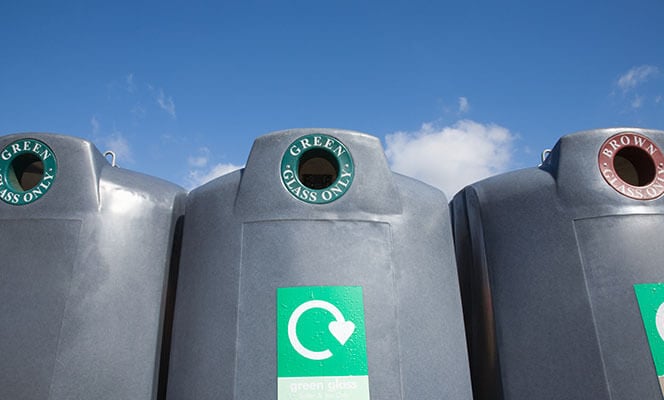 Recycling bins