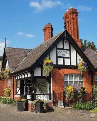 the black annd white tudor lodge blessington basin