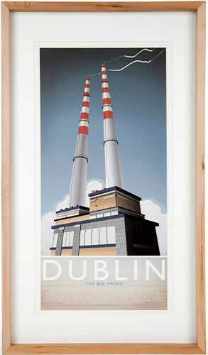 Poolbeg Towers print.