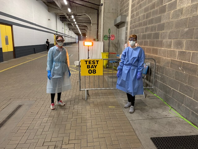 Fiona & Amy, Test Team Croke Park