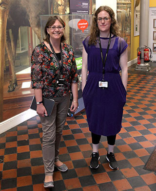 Siobhán Pierce (left) and Geraldine Breen